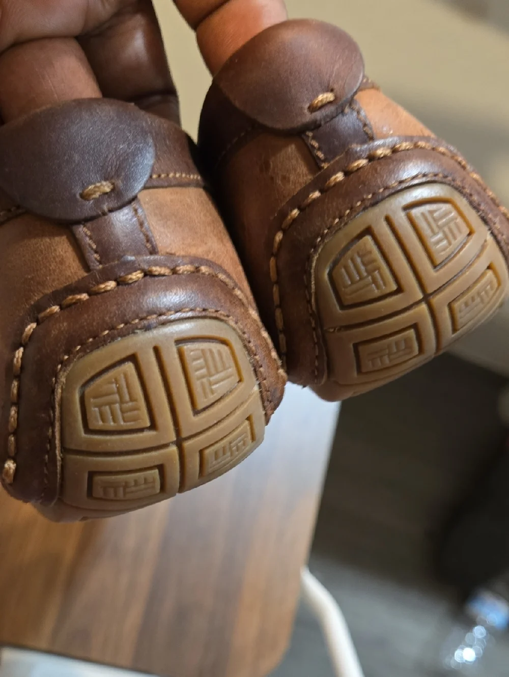 Cole Haan Man Tan Leather Bit Driving Loafers Size 8.5